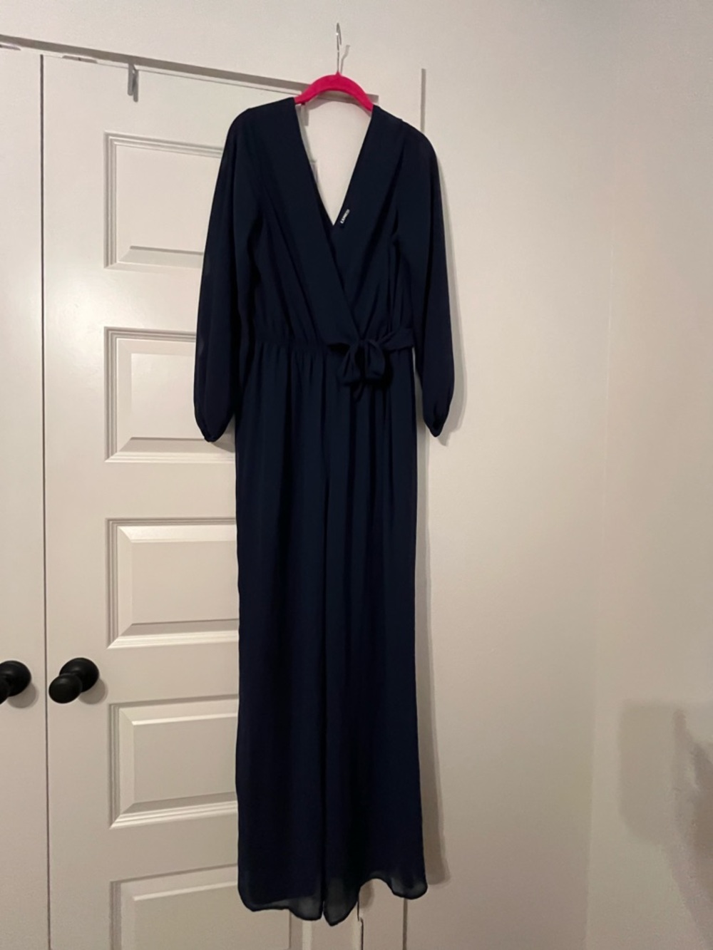 Elegant Navy Blue Wrap jumpsuit